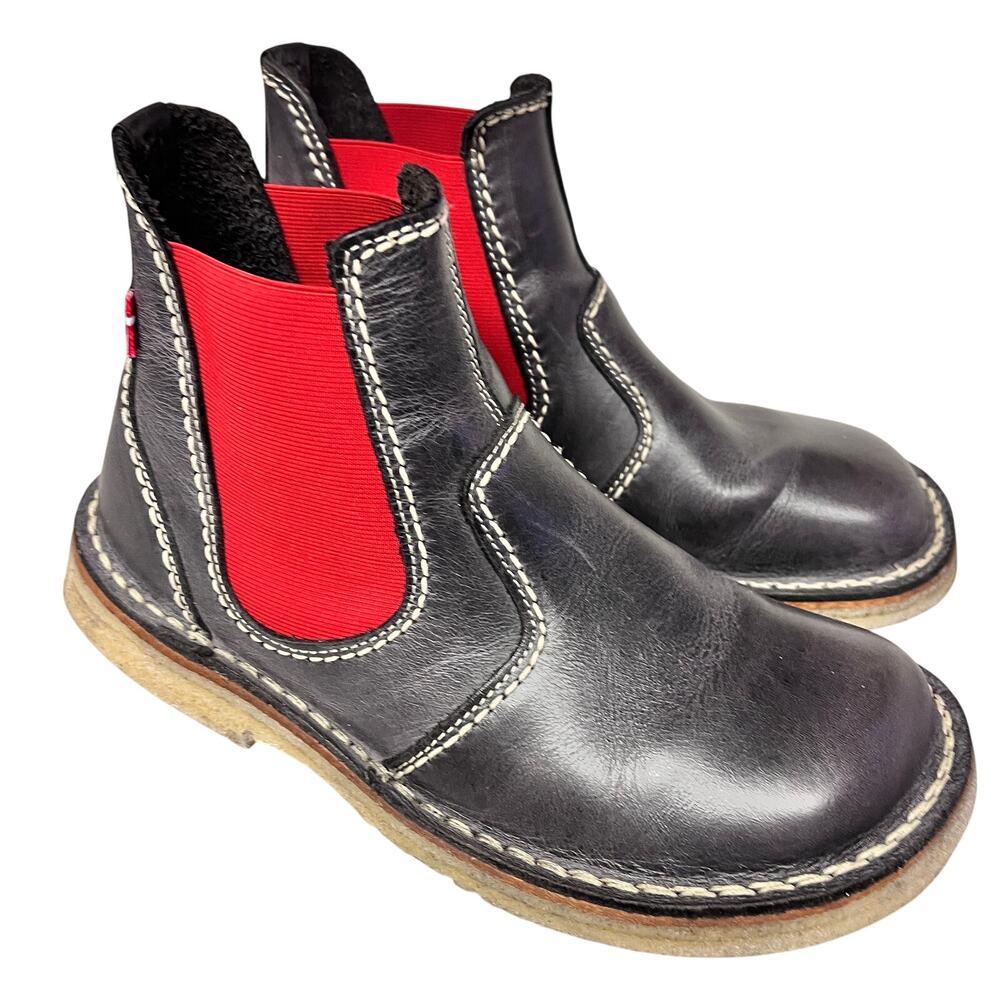 Duckfeet Roskilde Chelsea Boot Unisex EU 39 US 8.5 9 Slate Leather Ankle Boot